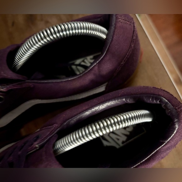 Vans Classic Lace Up Purple Suede Skate Shoes - Picture 5 of 6